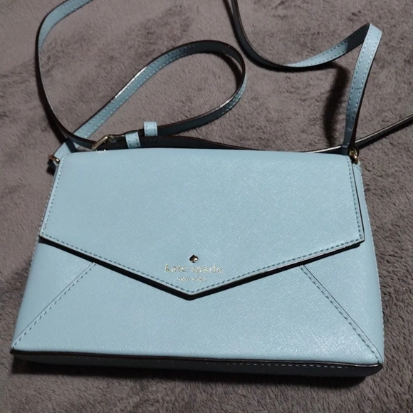 Aqua blue Kate spade purse - Picture 1 of 7